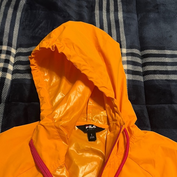 Fila Orange and Pink Trench Coat - Picture 5 of 5